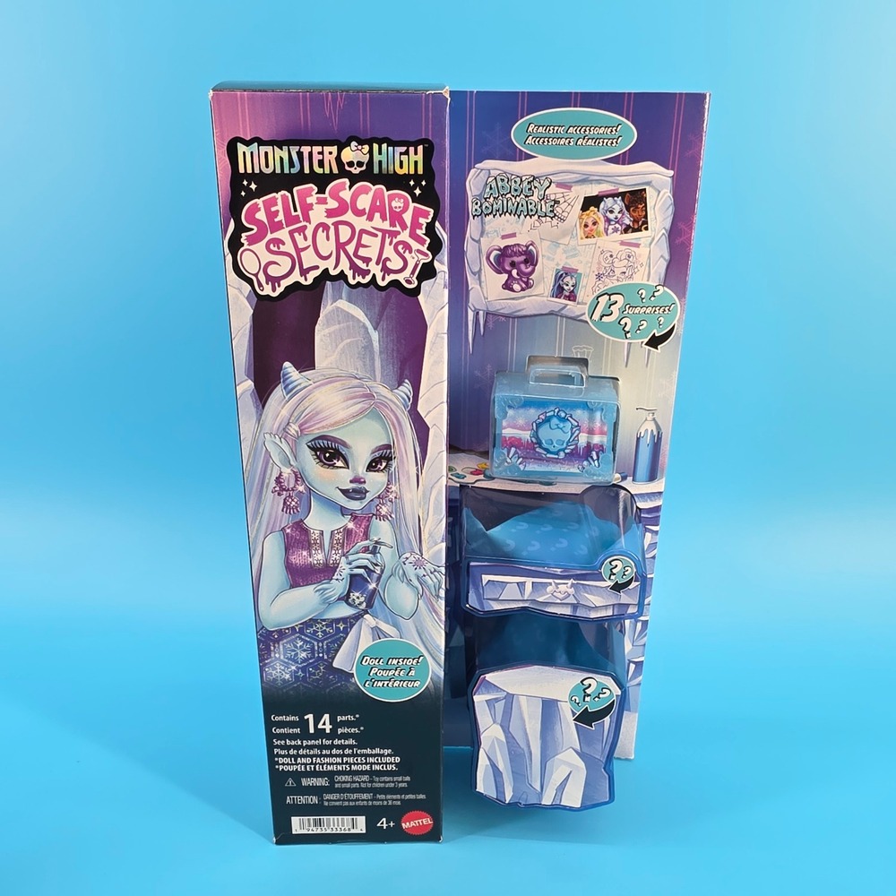 Monster High Self-Scare Secrets Abbey Bominable Doll 13‎ Surprises Mattel JHK44